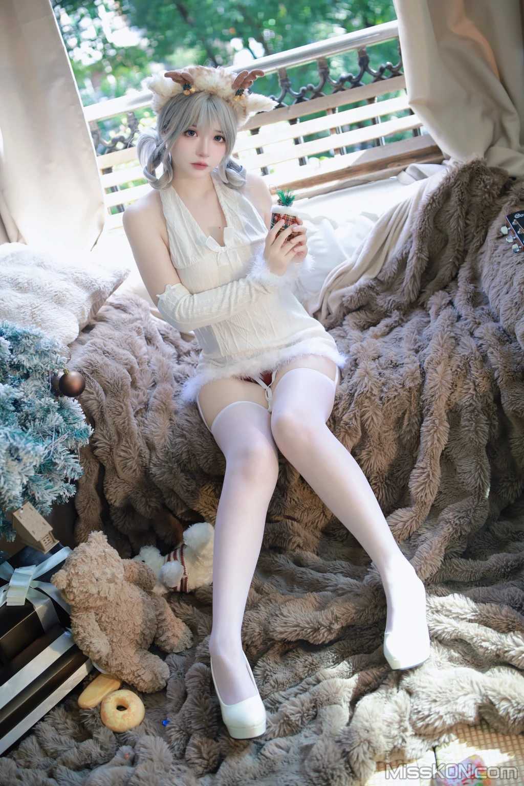 Coser@疯猫ss: 圣诞特典&amp;白色毛衣 (98 photos )