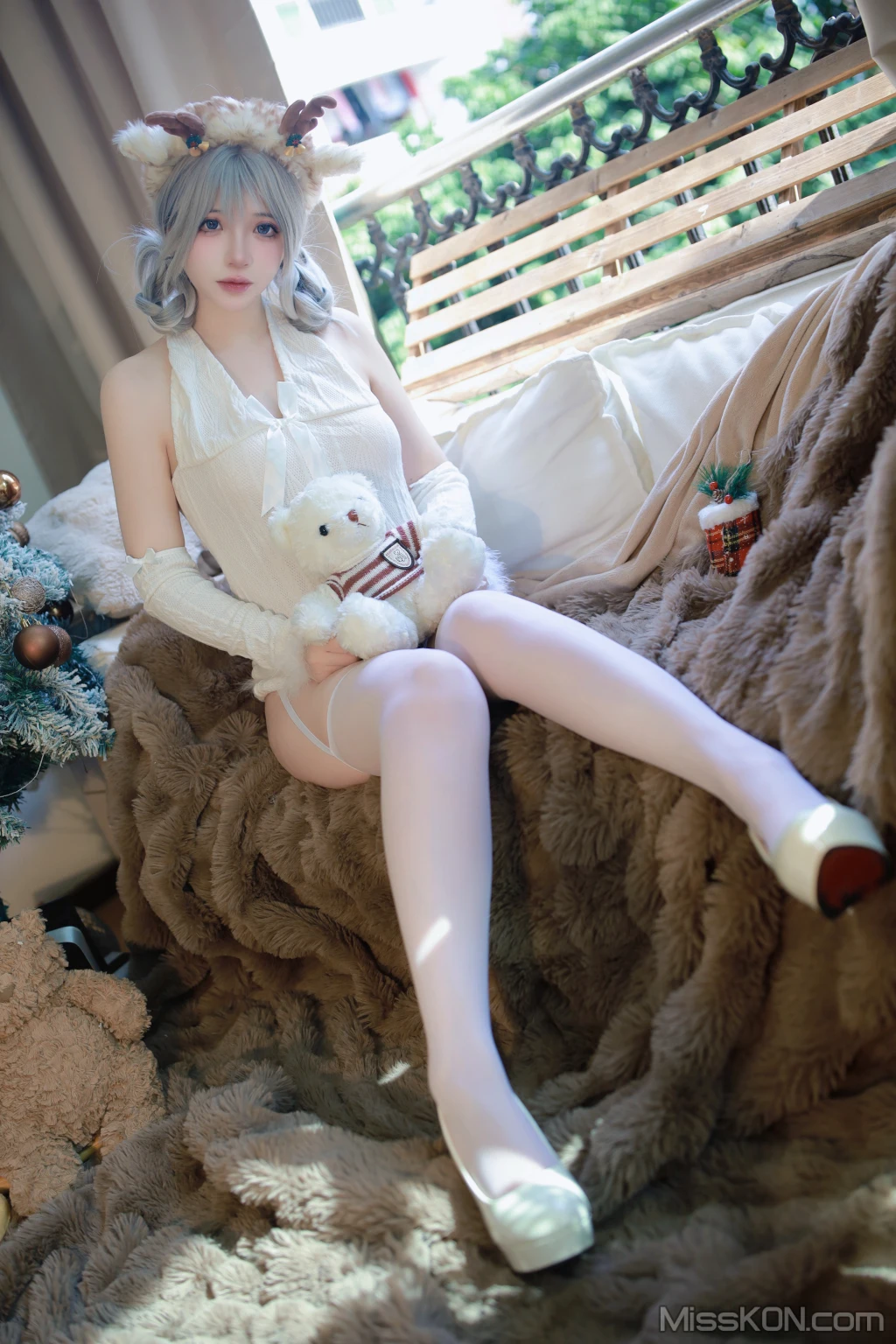 Coser@疯猫ss: 圣诞特典&amp;白色毛衣 (98 photos )