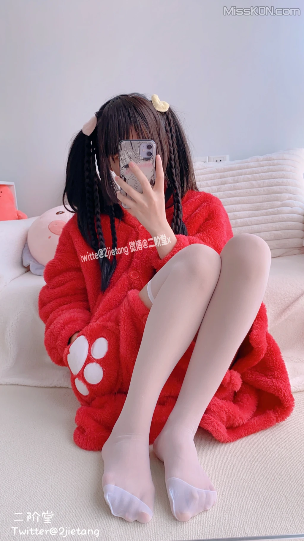 Coser@二阶堂: 红色熊衣 (134 ảnh )