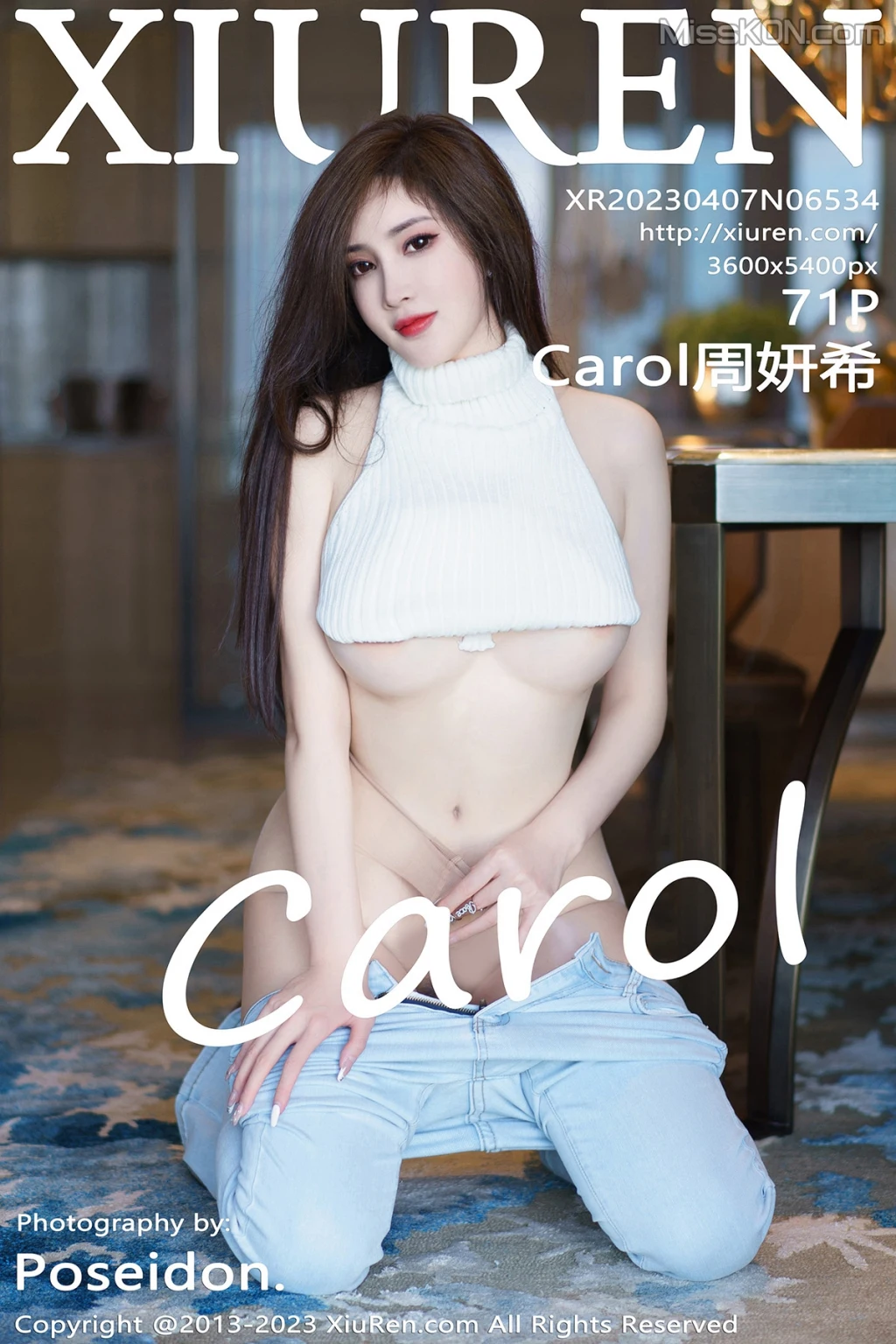 XIUREN No.6534: Zhou Yan Xi (Carol周妍希) (72 ảnh)