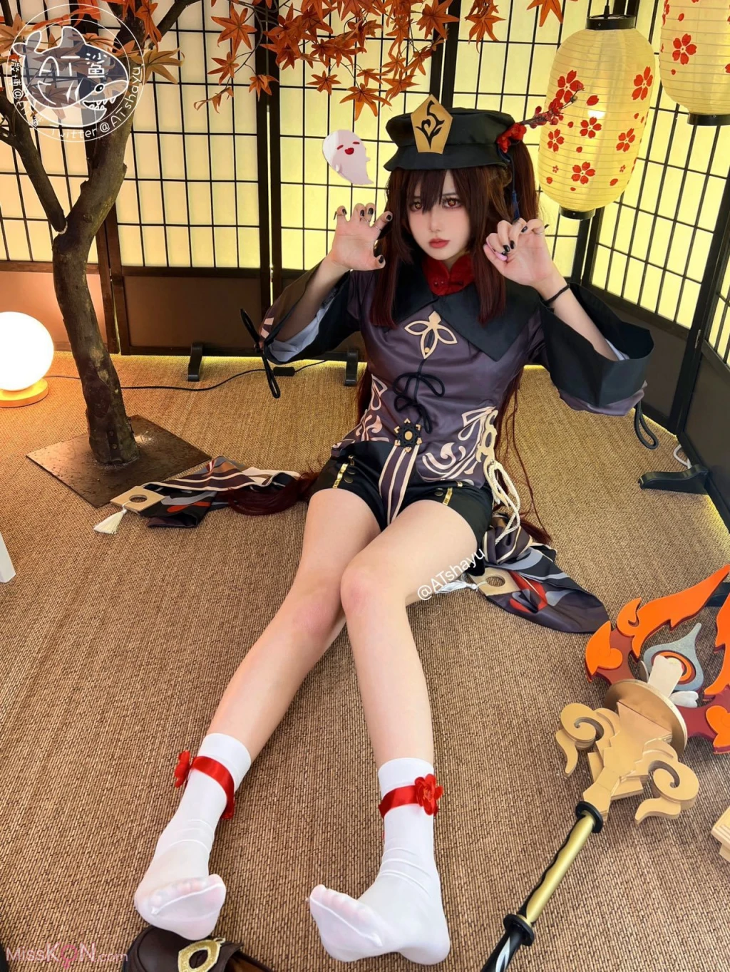 Coser@AT鲨: 原神 胡桃 (75 photos)