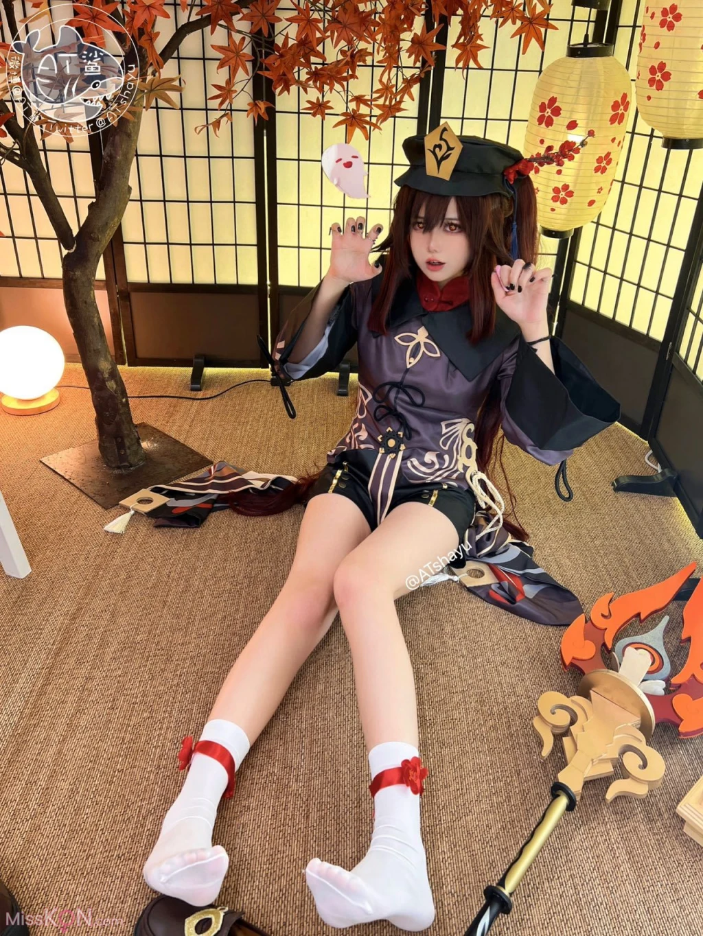 Coser@AT鲨: 原神 胡桃 (75 photos)