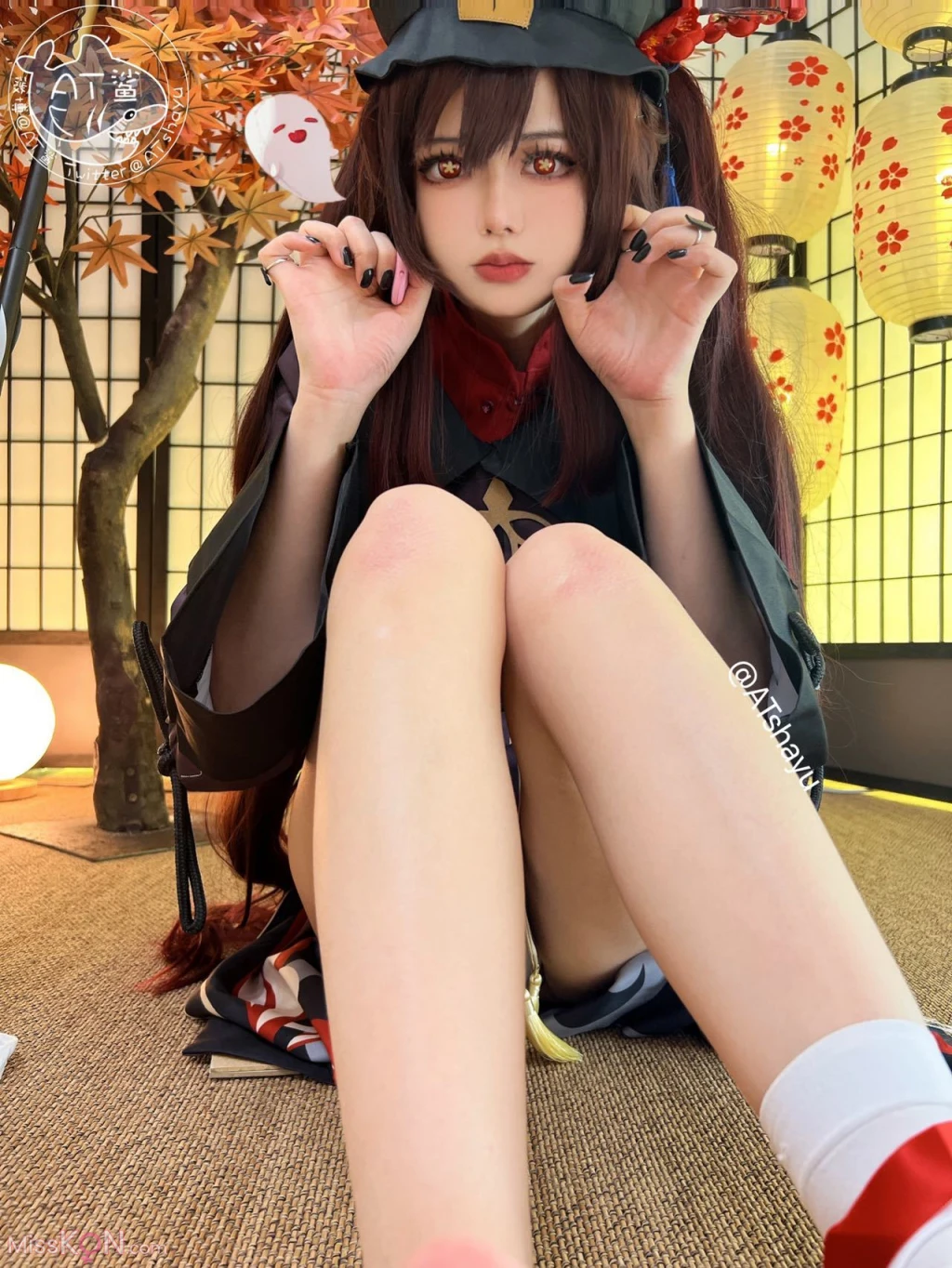 Coser@AT鲨: 原神 胡桃 (75 photos)