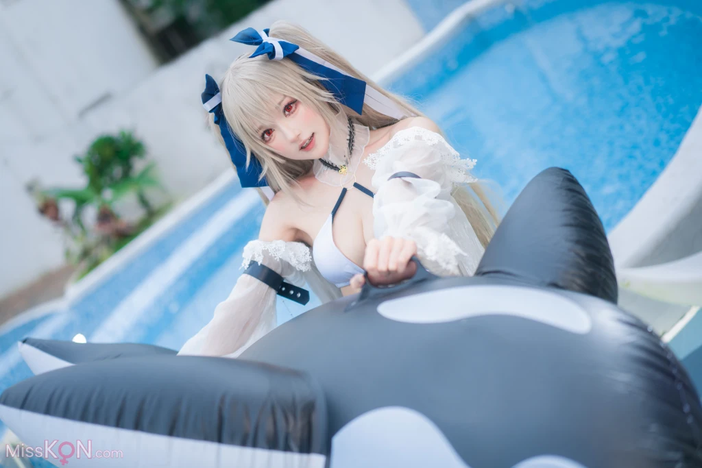 Coser@阿包也是兔娘: 安克雷奇泳装 (36 ảnh)