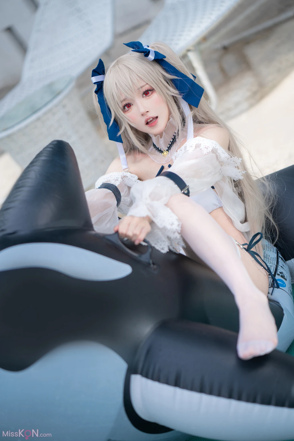 Coser@阿包也是兔娘: 安克雷奇泳装 (36 ảnh)