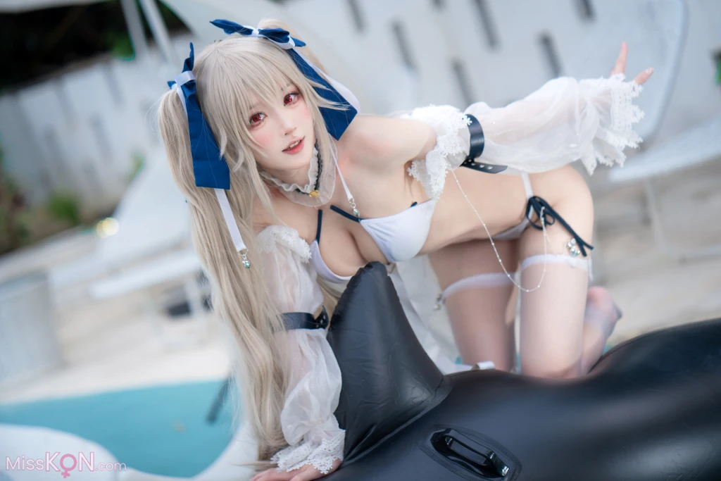 Coser@阿包也是兔娘: 安克雷奇泳装 (36 ảnh)