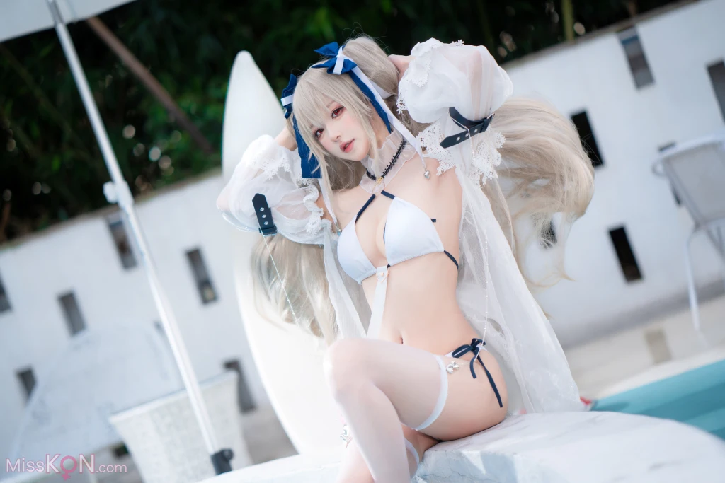 Coser@阿包也是兔娘: 安克雷奇泳装 (36 ảnh)