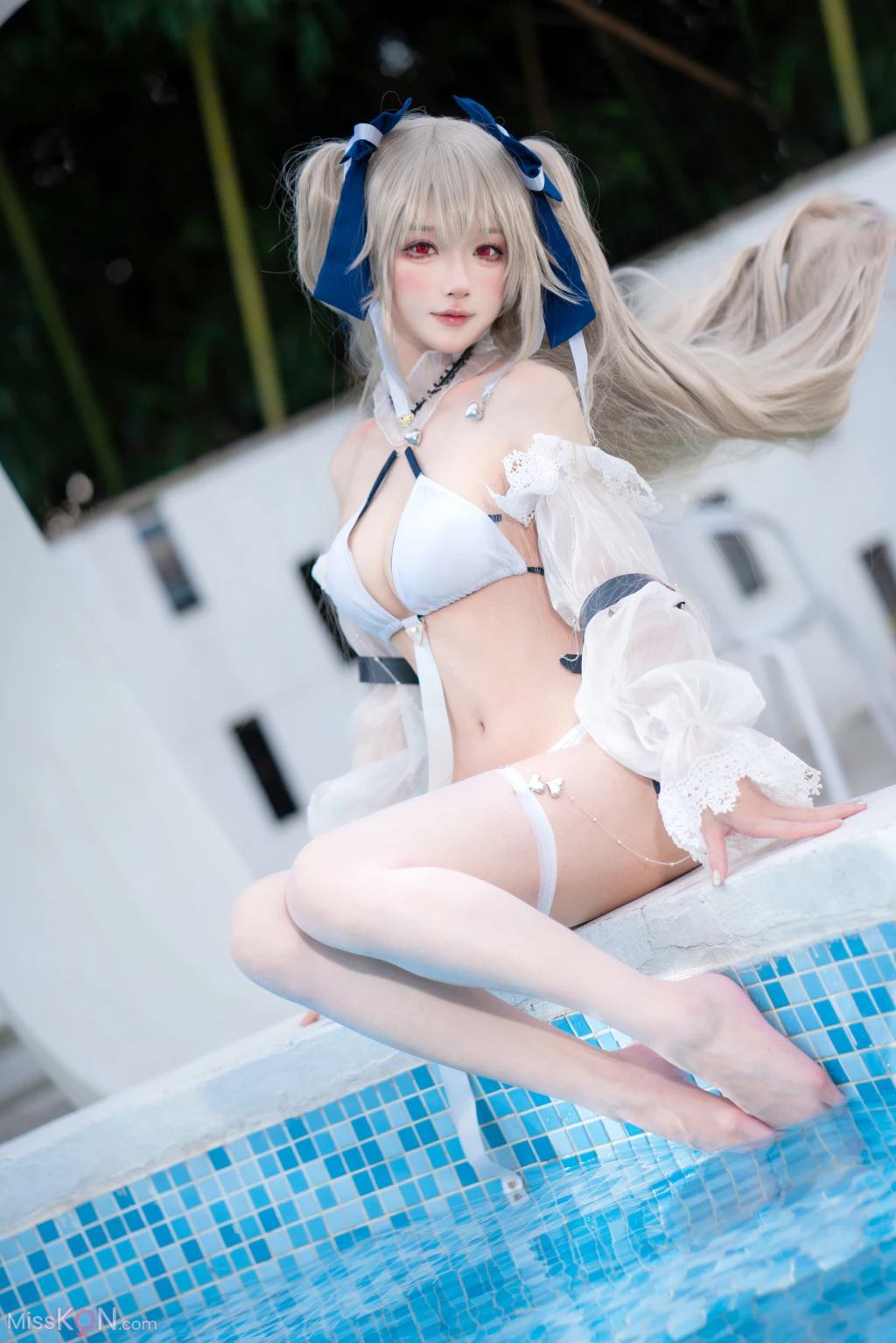 Coser@阿包也是兔娘: 安克雷奇泳装 (36 ảnh)