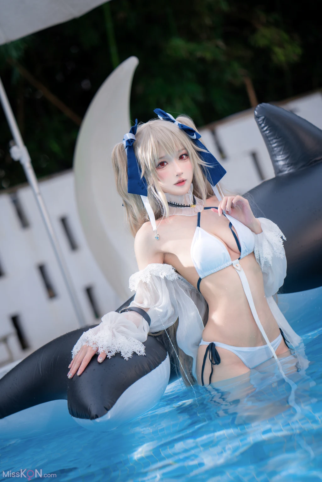 Coser@阿包也是兔娘: 安克雷奇泳装 (36 ảnh)