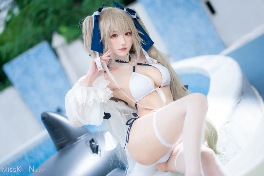 Coser@阿包也是兔娘: 安克雷奇泳装 (36 ảnh)