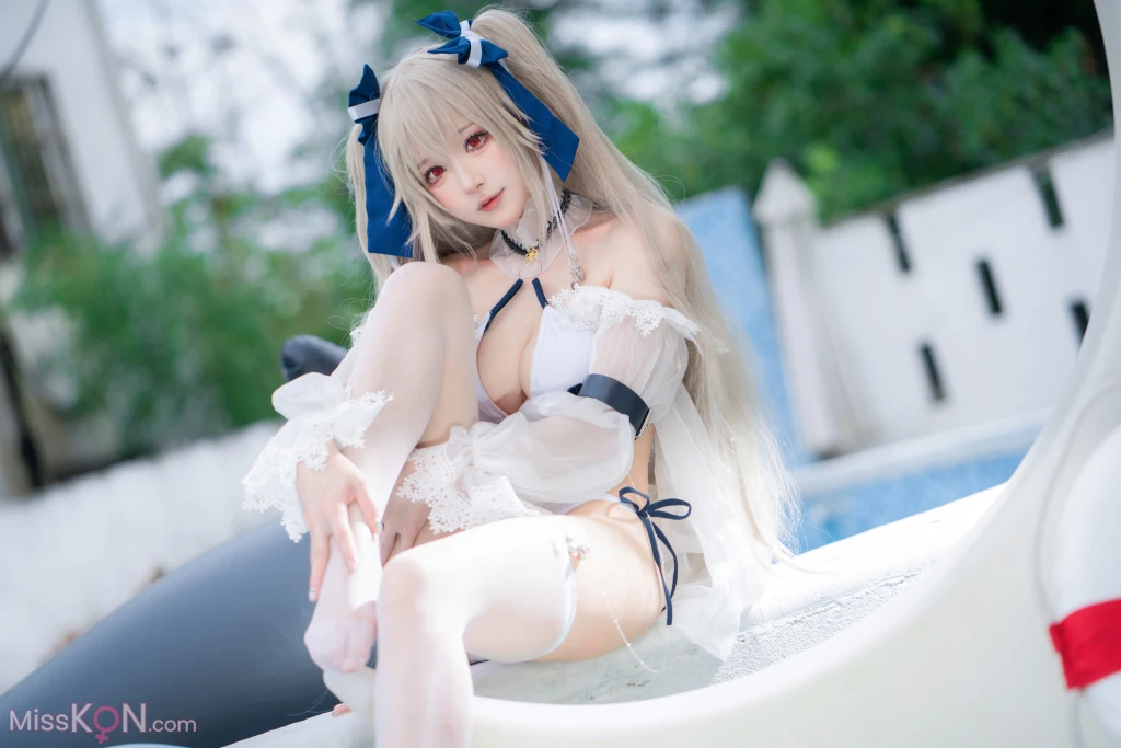 Coser@阿包也是兔娘: 安克雷奇泳装 (36 ảnh)