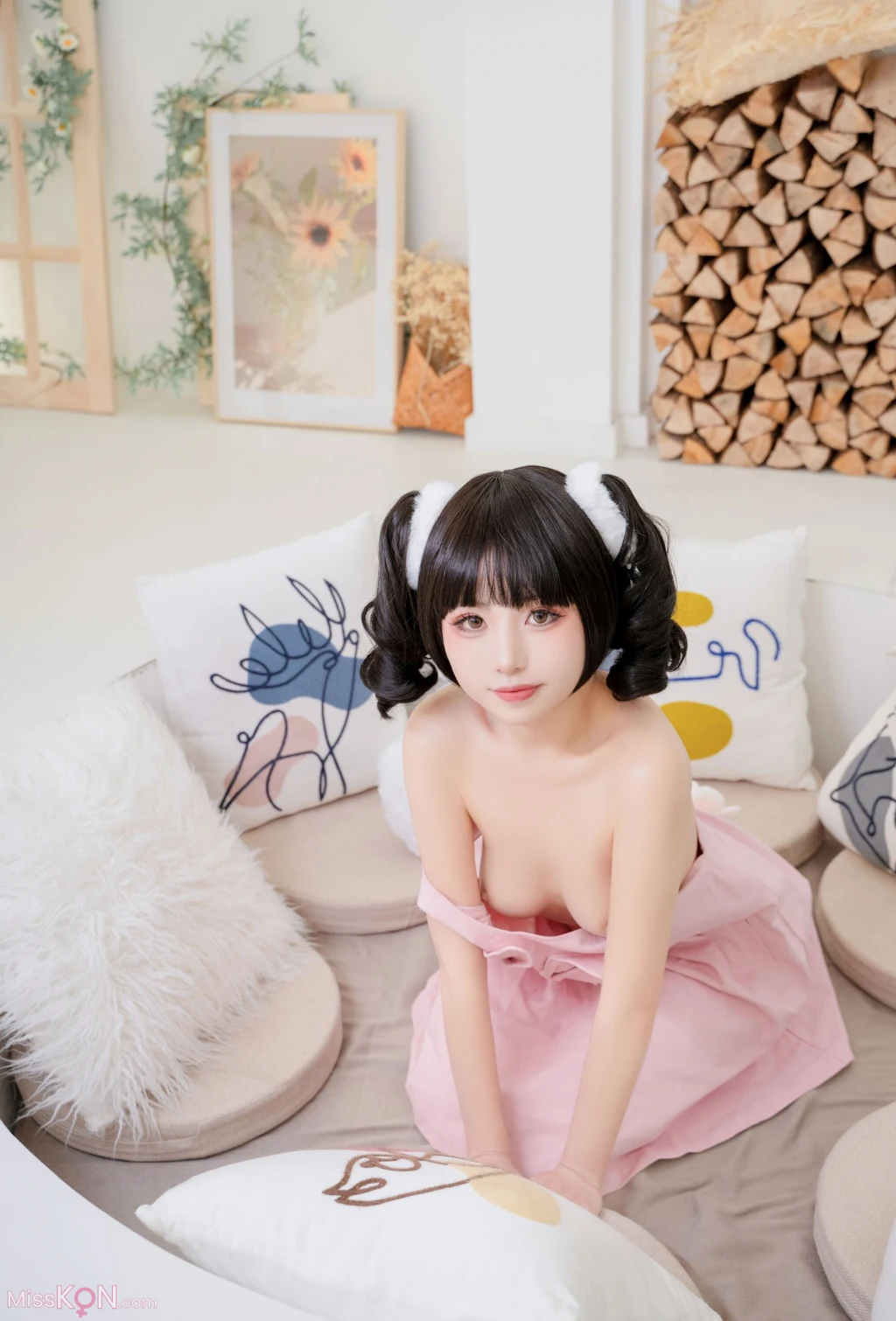 Coser@爆机少女喵小吉 (Nekokoyoshi): 蜜桃乌龙 (89 ảnh )