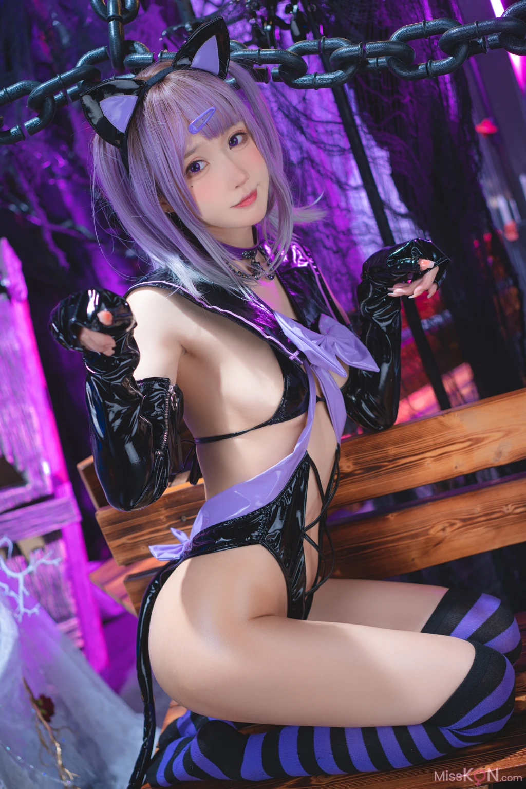 Coser@阿包也是兔娘: 黑猫猫 (45 ảnh)