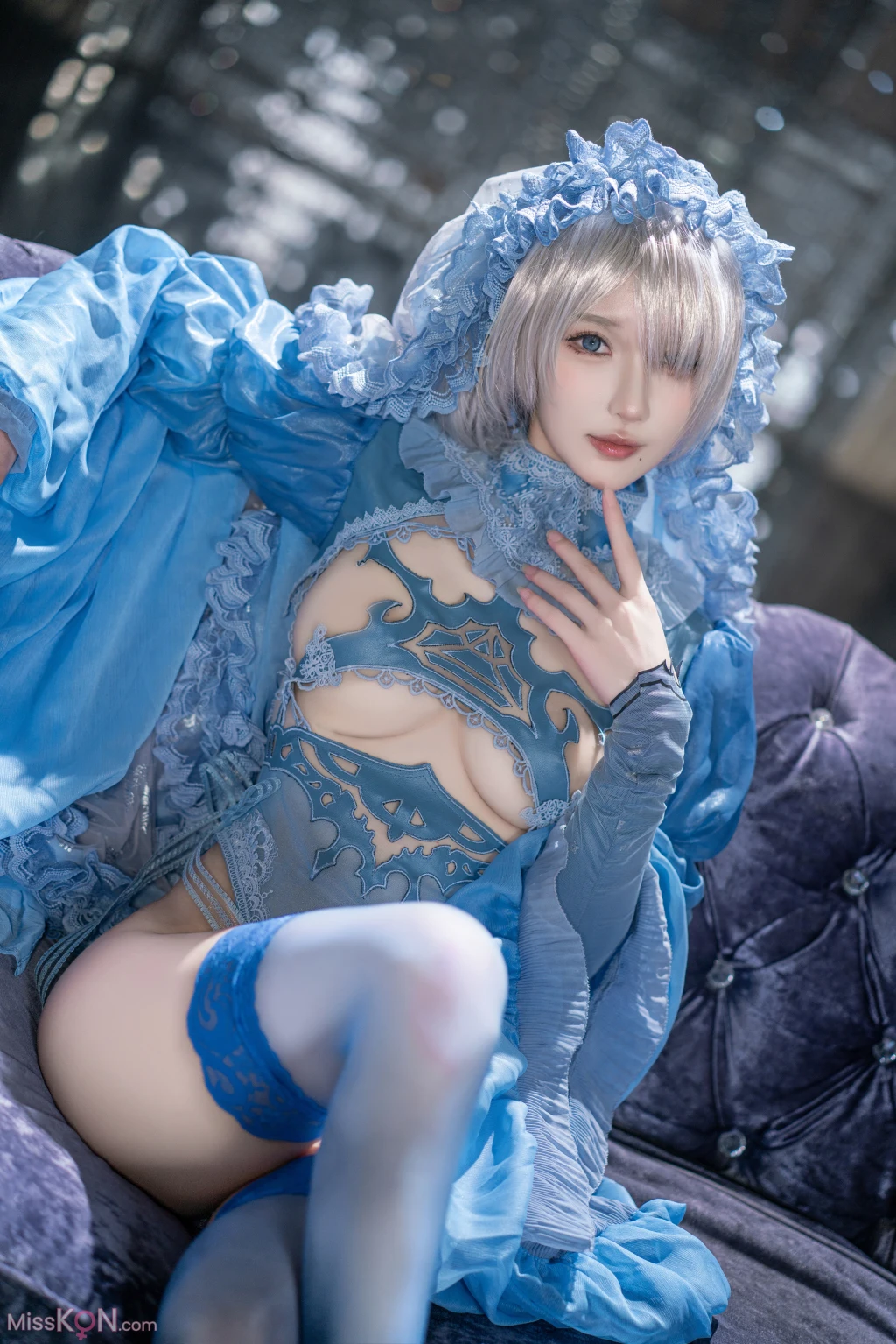 Coser@阿包也是兔娘: 冰雪2B (42 photos)