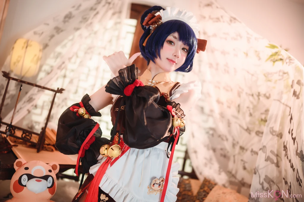 Coser@阿包也是兔娘: 原神 香菱 (41 ảnh)