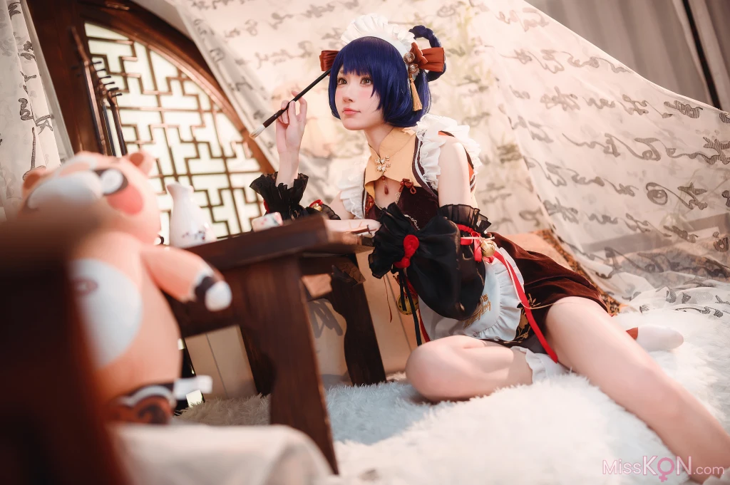 Coser@阿包也是兔娘: 原神 香菱 (41 ảnh)