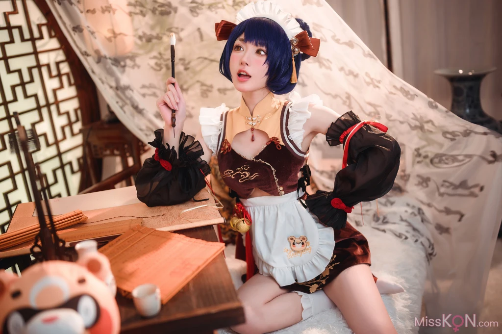 Coser@阿包也是兔娘: 原神 香菱 (41 ảnh)