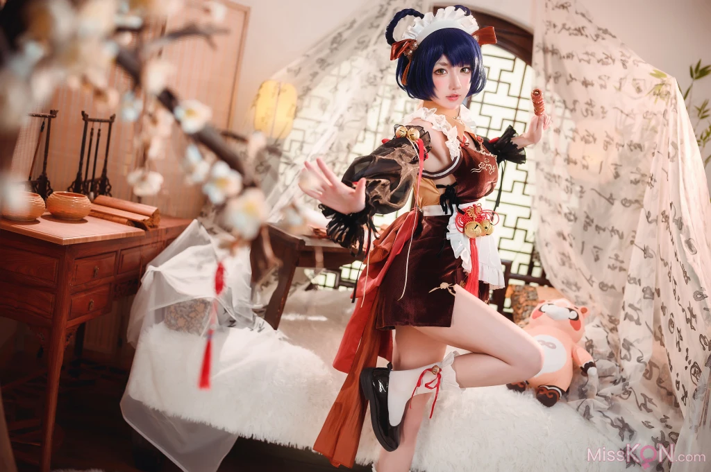 Coser@阿包也是兔娘: 原神 香菱 (41 ảnh)