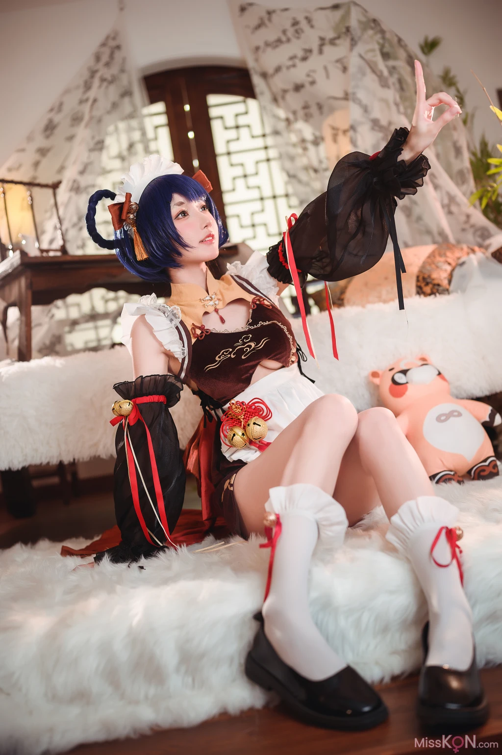 Coser@阿包也是兔娘: 原神 香菱 (41 ảnh)