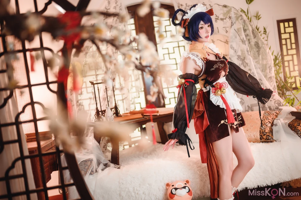 Coser@阿包也是兔娘: 原神 香菱 (41 ảnh)