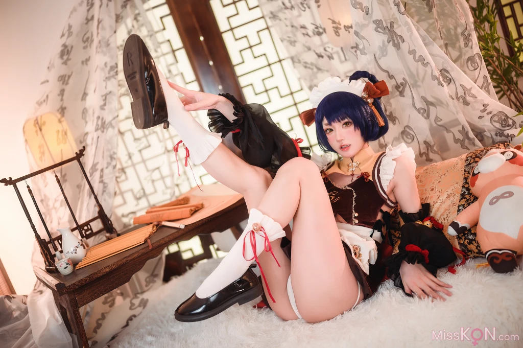 Coser@阿包也是兔娘: 原神 香菱 (41 ảnh)