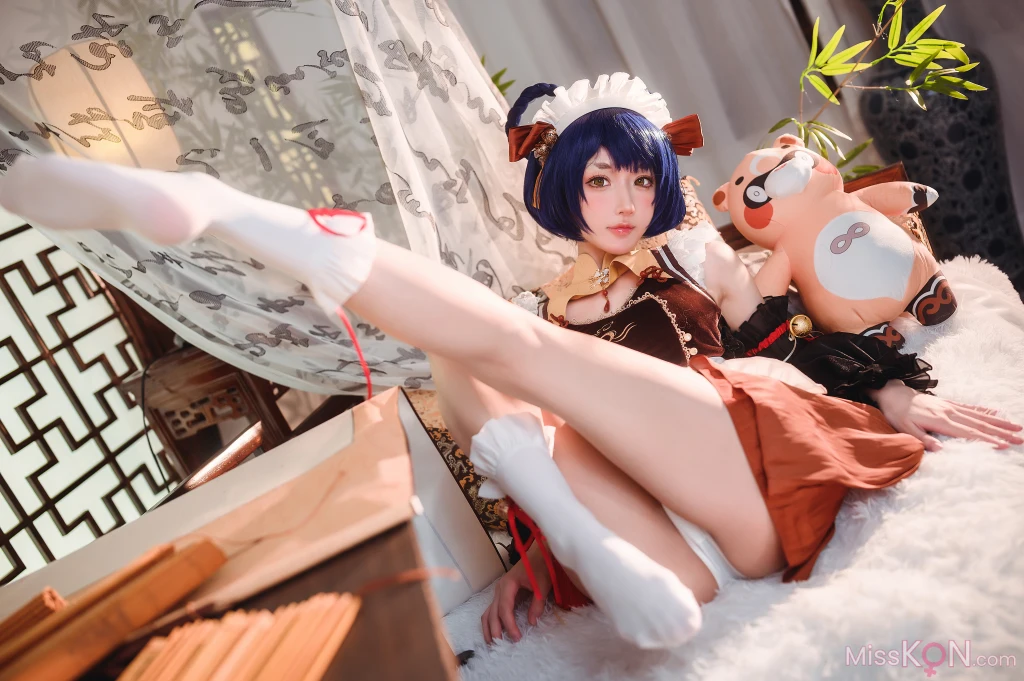 Coser@阿包也是兔娘: 原神 香菱 (41 ảnh)