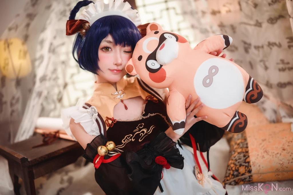 Coser@阿包也是兔娘: 原神 香菱 (41 ảnh)