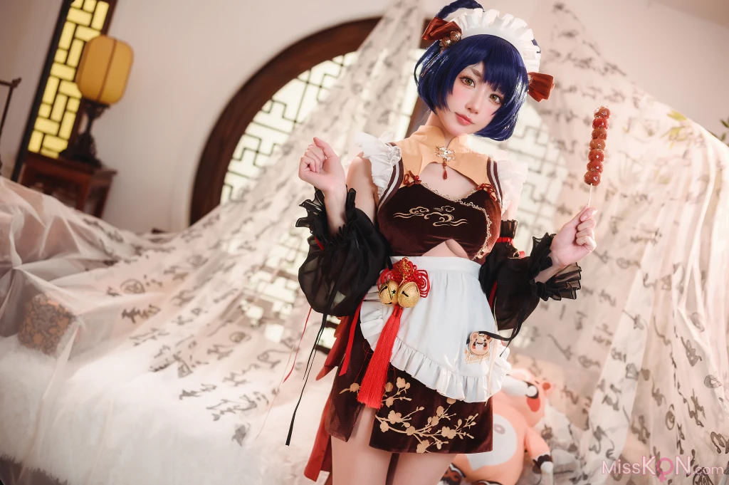 Coser@阿包也是兔娘: 原神 香菱 (41 ảnh)