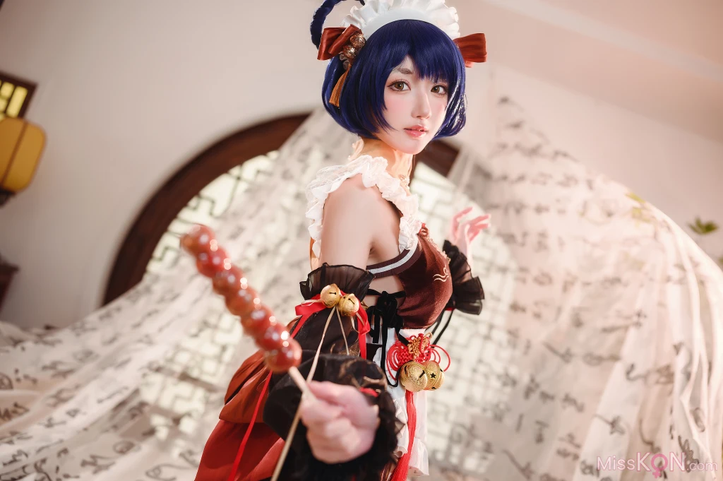 Coser@阿包也是兔娘: 原神 香菱 (41 ảnh)