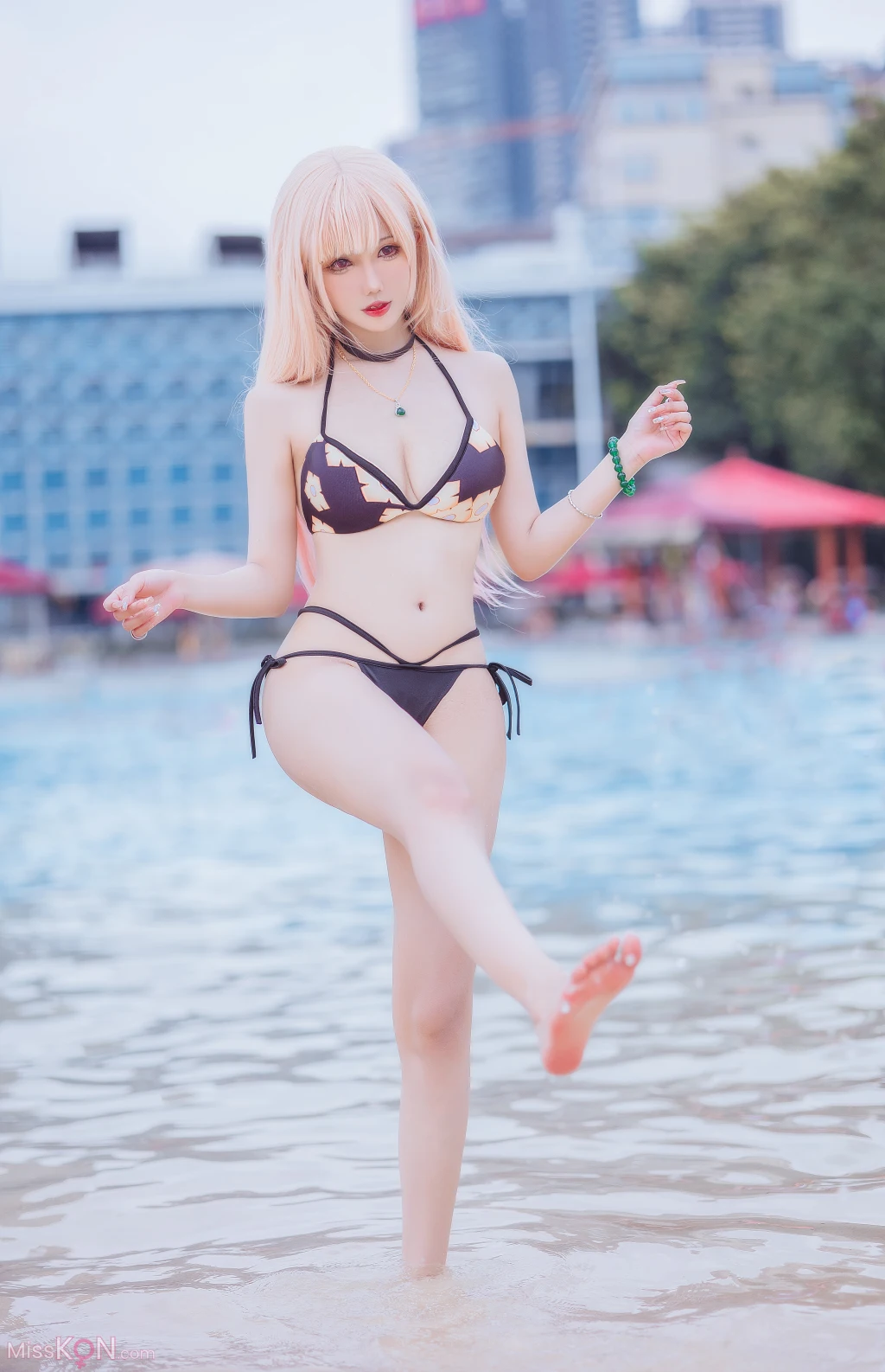 Coser@仙女月: 喜多川海梦泳装 (29 ảnh)