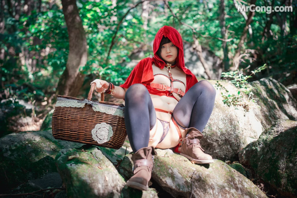 DJAWA Photo - Mimmi (밈미): "Naughty Red Hiring Hood" (125 photos) photo 3-3