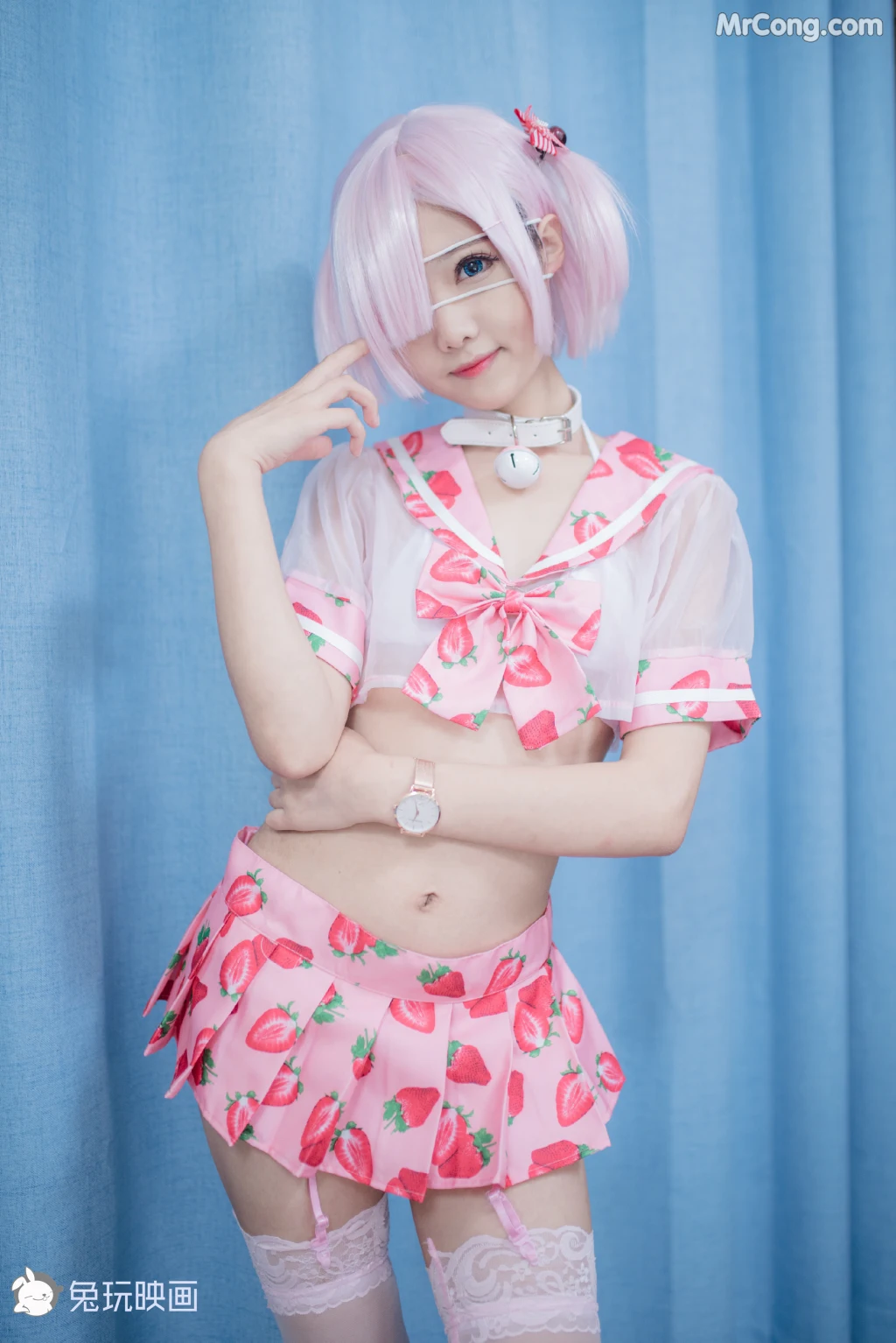 Cosplay@兔玩映画 Vol.016: 草莓裙 (42 photos)