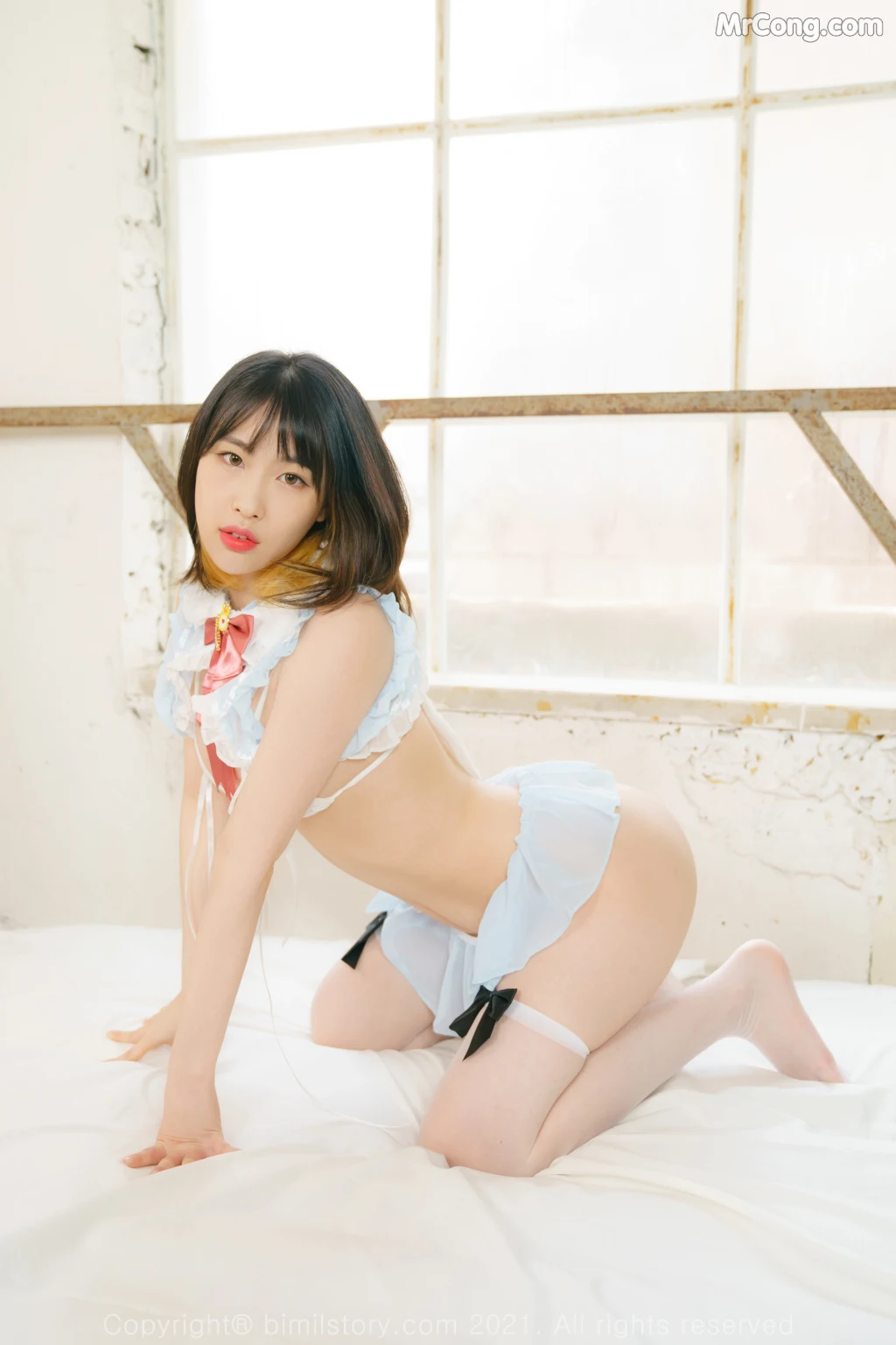 [Bimilstory] Uhye (이유혜) No.01: Cute Maid (87 photos) photo 1-3