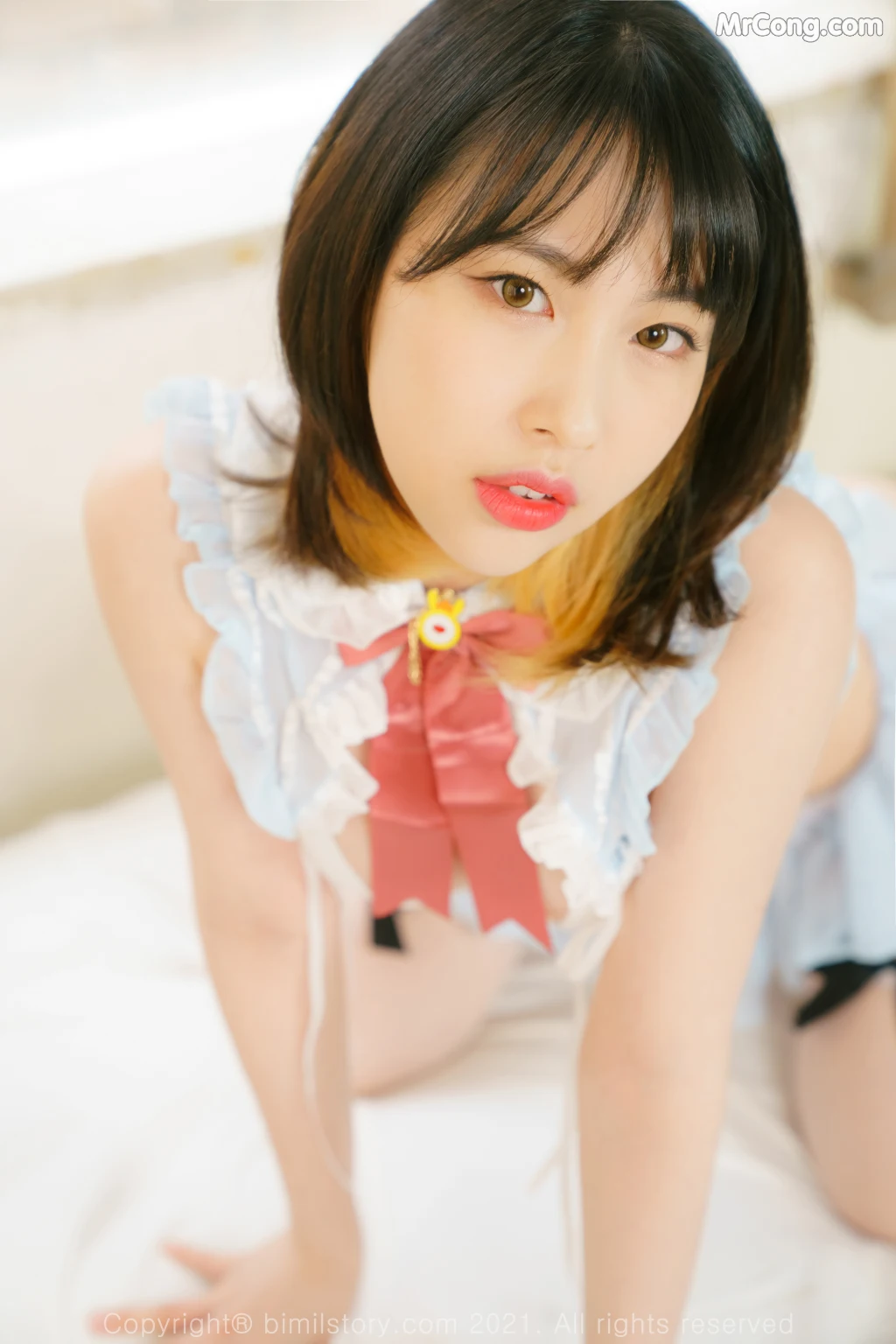 [Bimilstory] Uhye (이유혜) No.01: Cute Maid (87 photos) photo 1-4