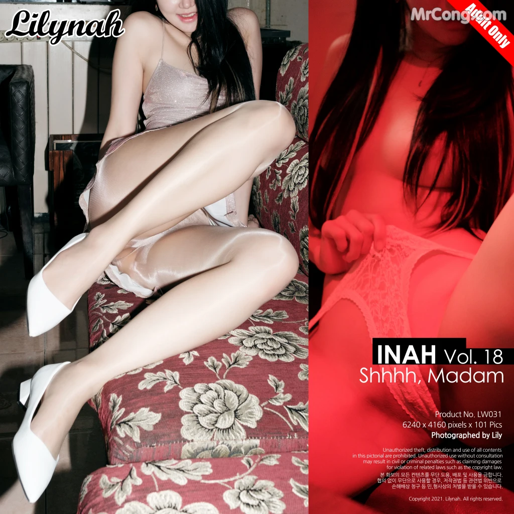 [Lilynah] Inah (이나): Vol.18 Shhhh Madam (102 photos) photo 6-1