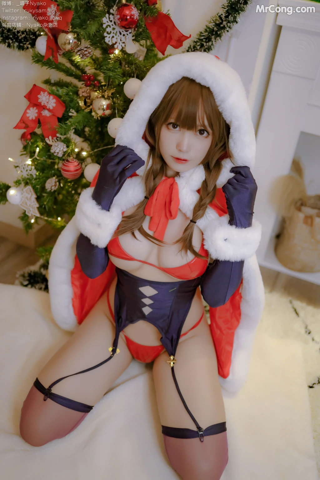 Coser@Nyako喵子: Christmas Bunny (157 photos) photo 1-11