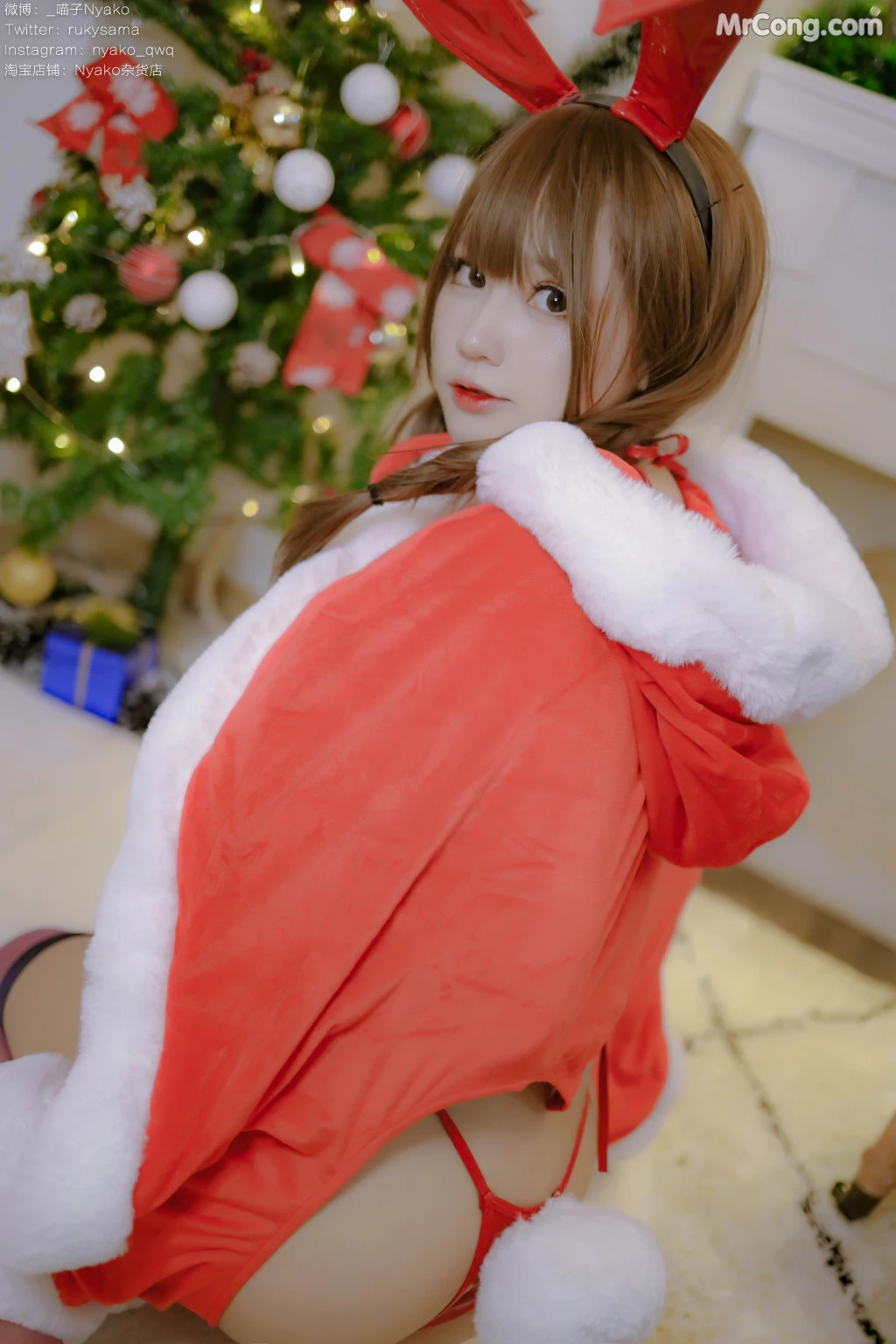 Coser@Nyako喵子: Christmas Bunny (157 photos) photo 1-12