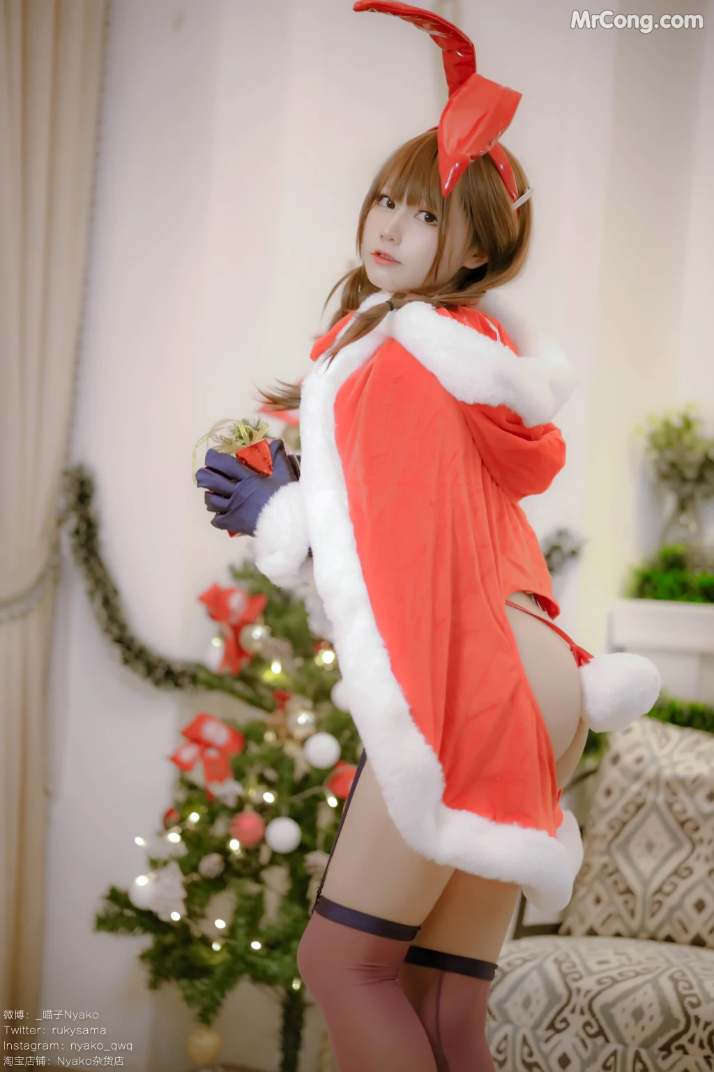 Coser@Nyako喵子: Christmas Bunny (157 photos) photo 3-11
