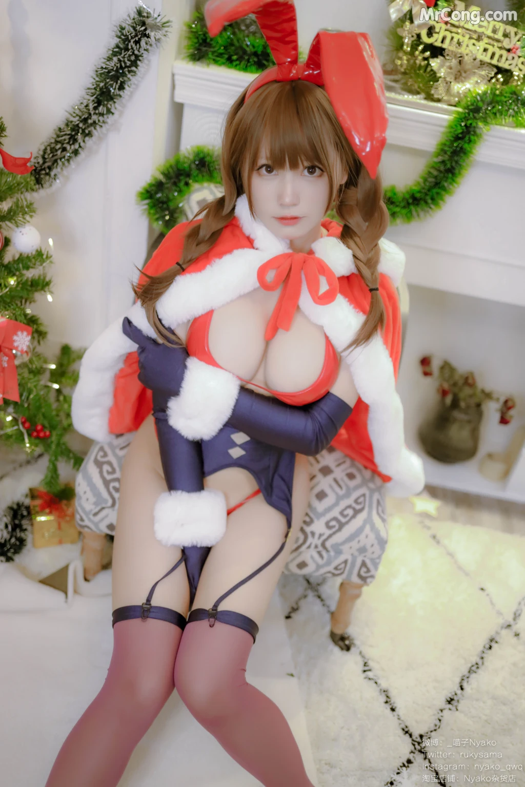 Coser@Nyako喵子: Christmas Bunny (157 photos) photo 4-4