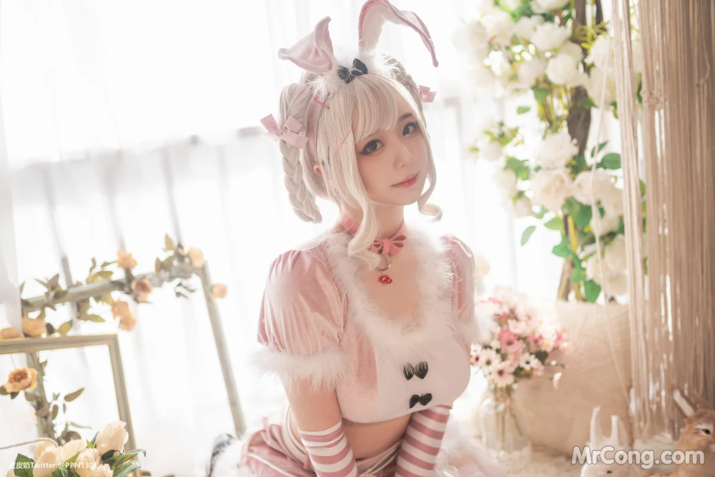 Coser@皮皮奶可可爱了啦: 粉色兔兔 (70 photos) photo 1-3
