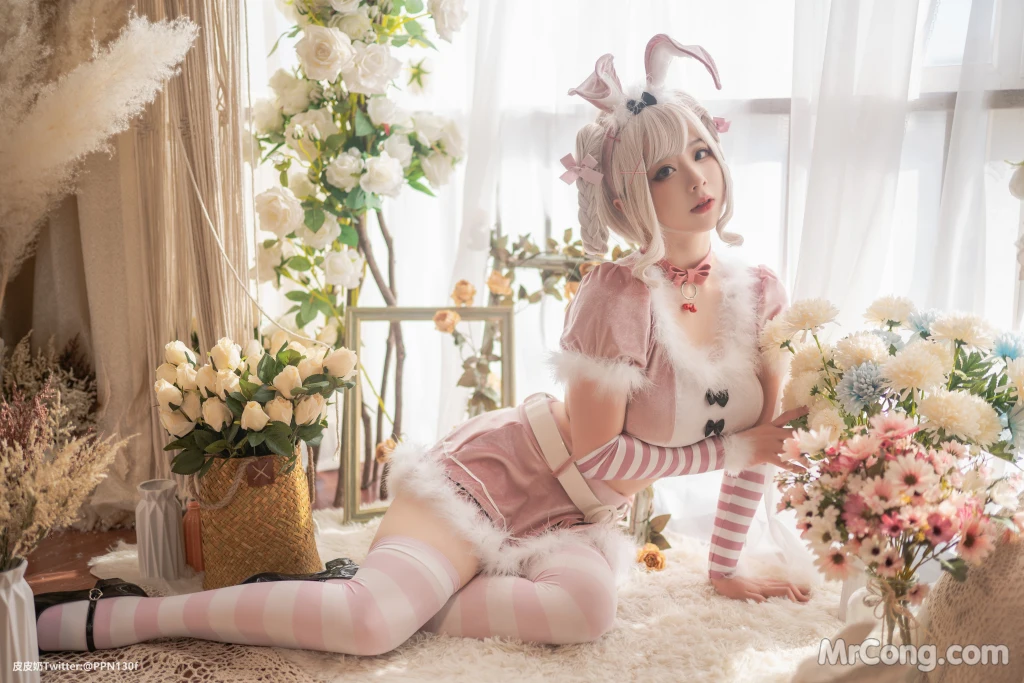 Coser@皮皮奶可可爱了啦: 粉色兔兔 (70 photos) photo 1-5