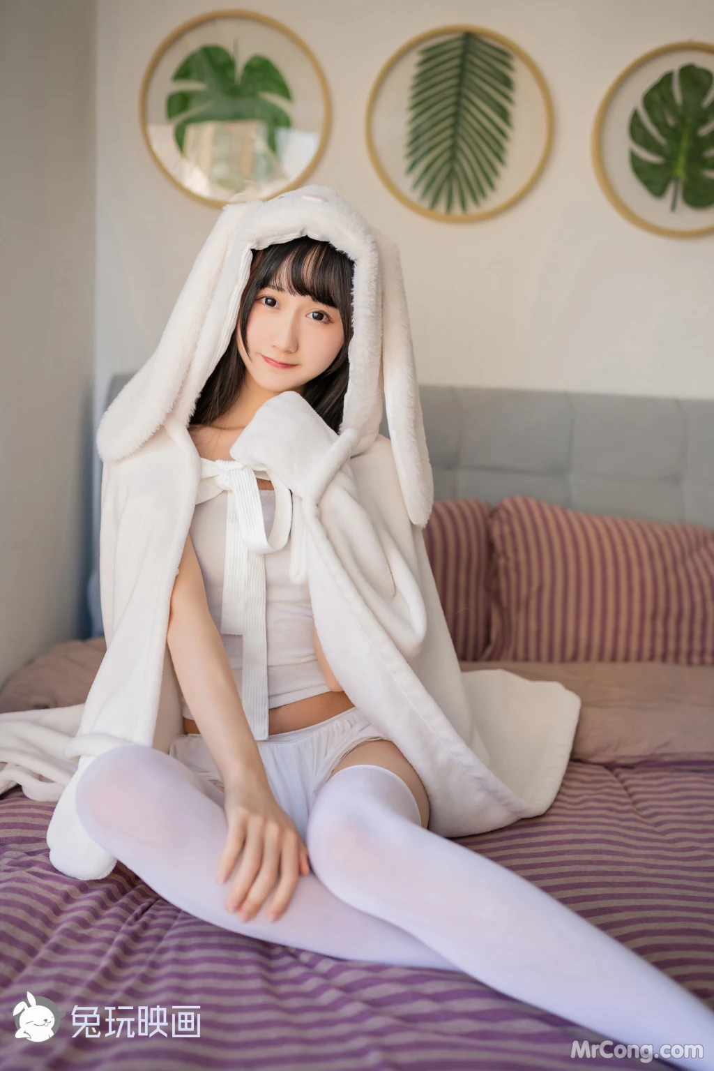 Cosplay@兔玩映画 Vol.035: 浴巾兔子 (42 photos) photo 1-3