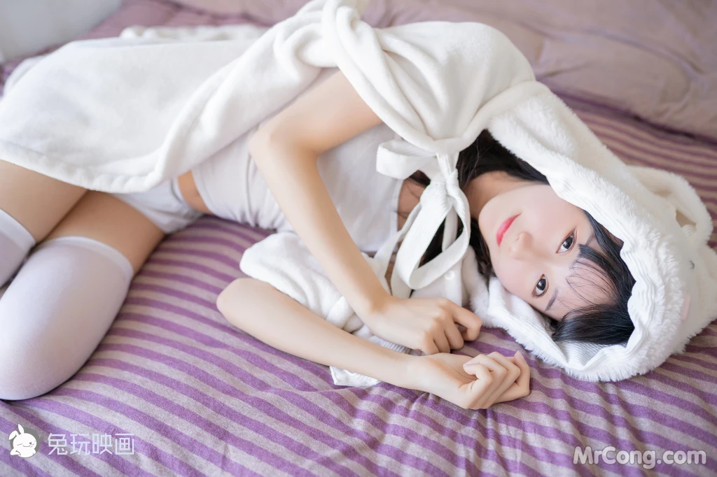 Cosplay@兔玩映画 Vol.035: 浴巾兔子 (42 photos) photo 1-12