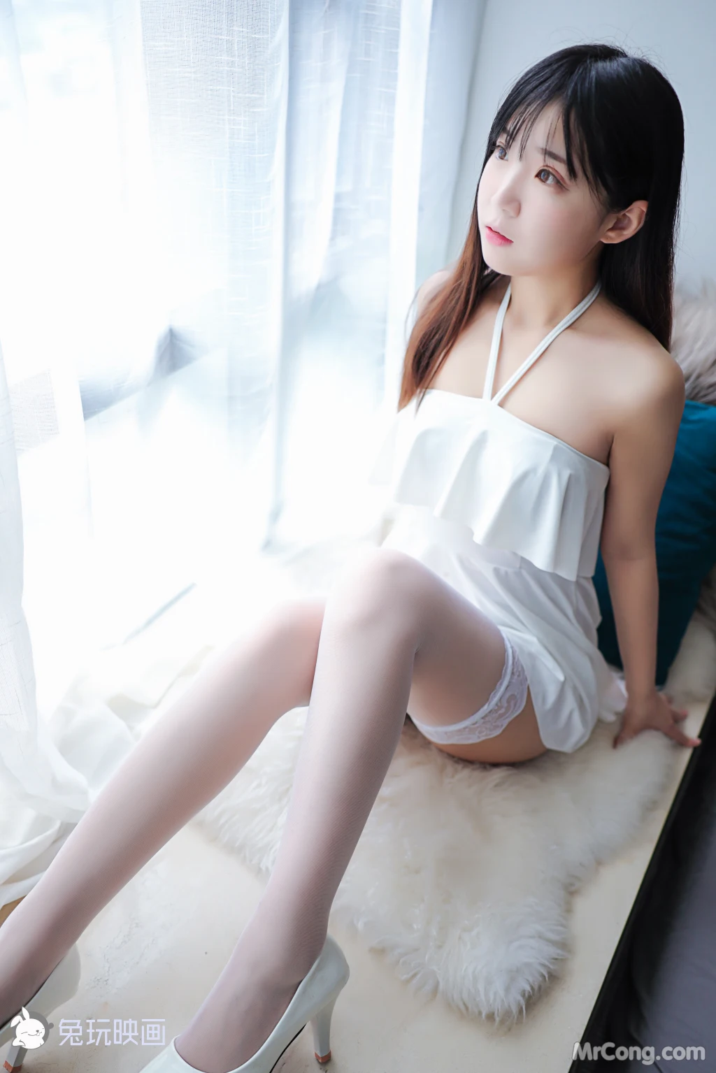 Cosplay@兔玩映画 Vol.036: 御子的白裙 (47 photos) photo 1-8