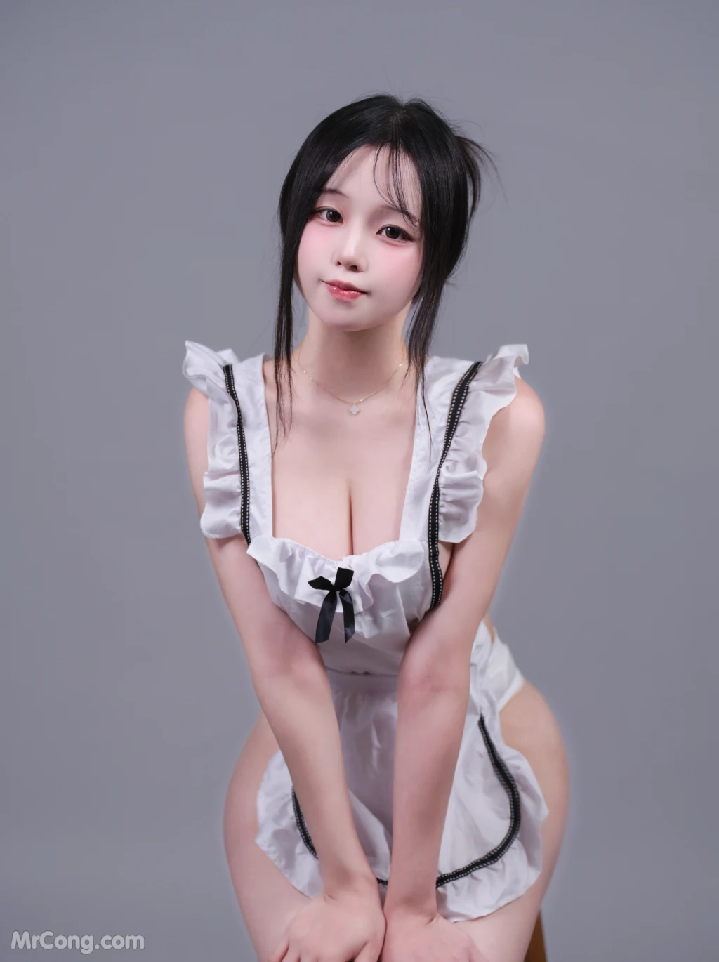 [Glamarchive] Woo U (우유): Vol.14 Maid Uniform (40 photos) photo 1-15