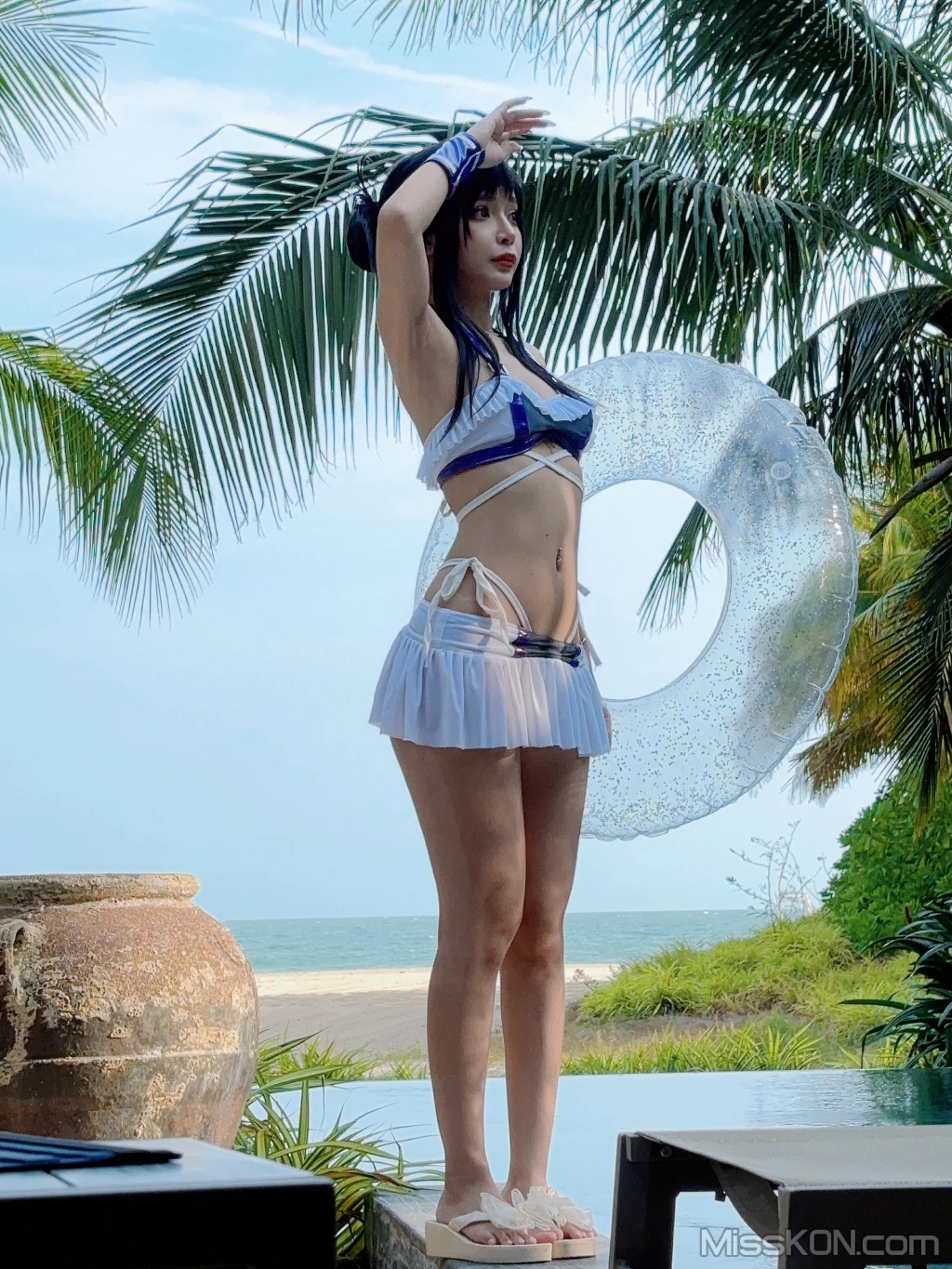 Coser@UmekoJ: Tifa Lockhart Swimsuit – Final Fantasy (113 ảnh )