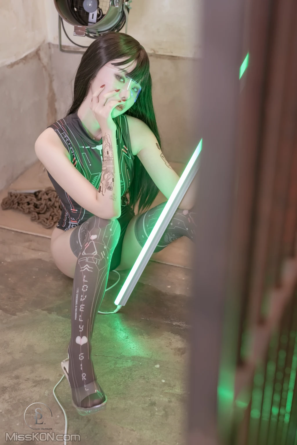 SAINT Photolife: Yuna (유나) – Vol.46 Cyber Punk (65 ảnh)