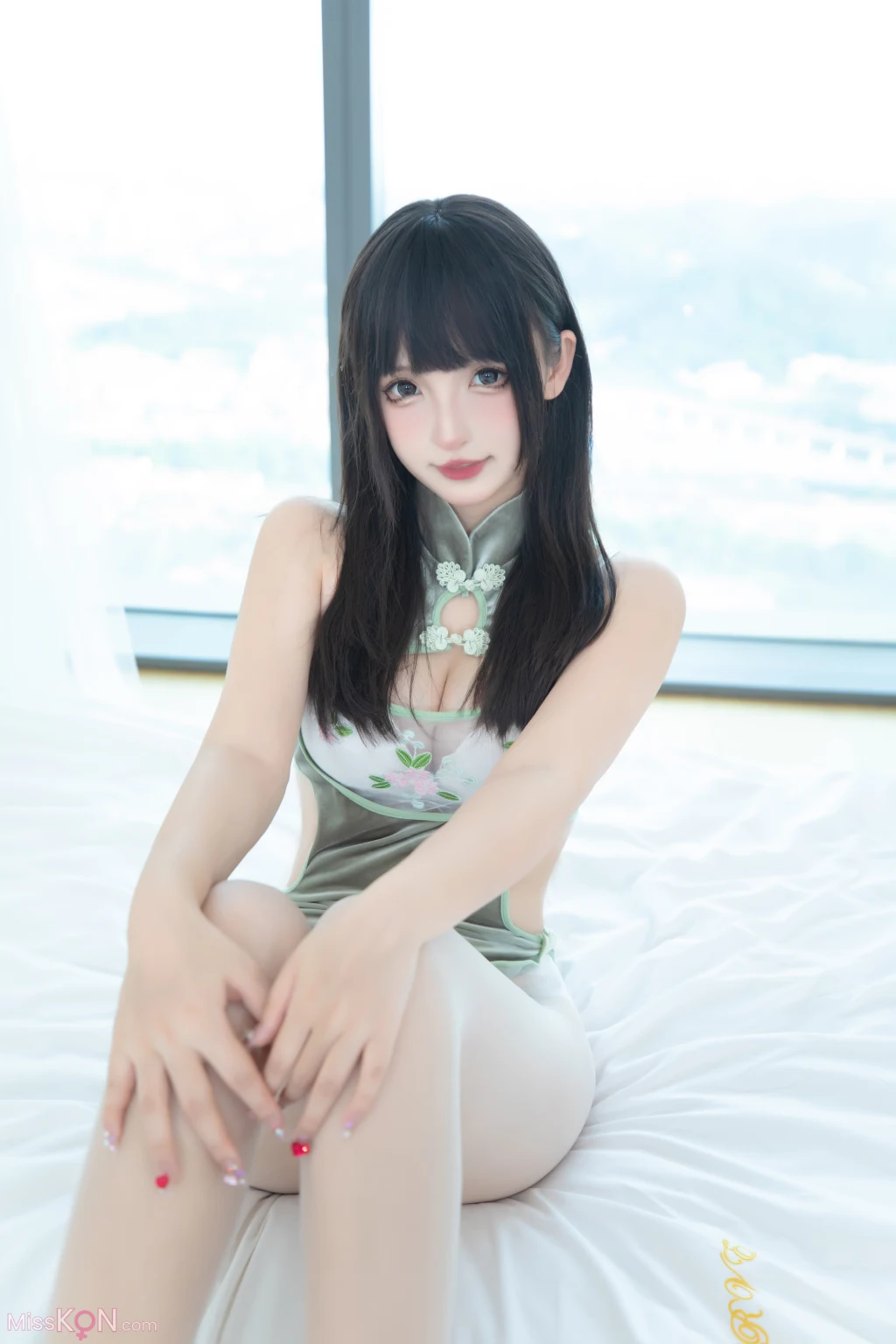 Coser@神楽坂真冬 Vol.196: 青翠如梦 (75 ảnh )