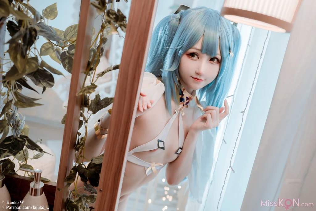 Coser@KuukoW No.193: Faruzan Lingerie (34 ảnh)