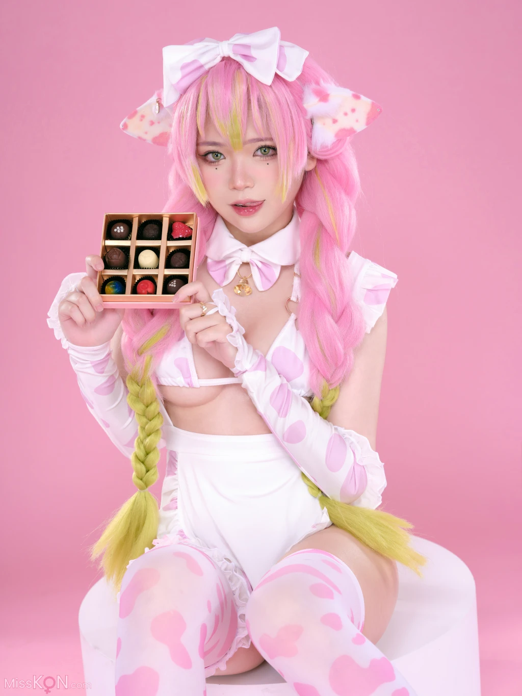 Coser@ZinieQ: Demon Slayer Mitsuri Kanroji Valentine (21 ảnh )